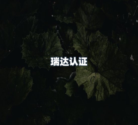 关于瑞达认证